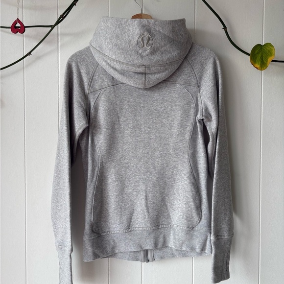 Lululemon Scuba Hoodie Heathered Grey | Size 4 - Picture 5 of 6